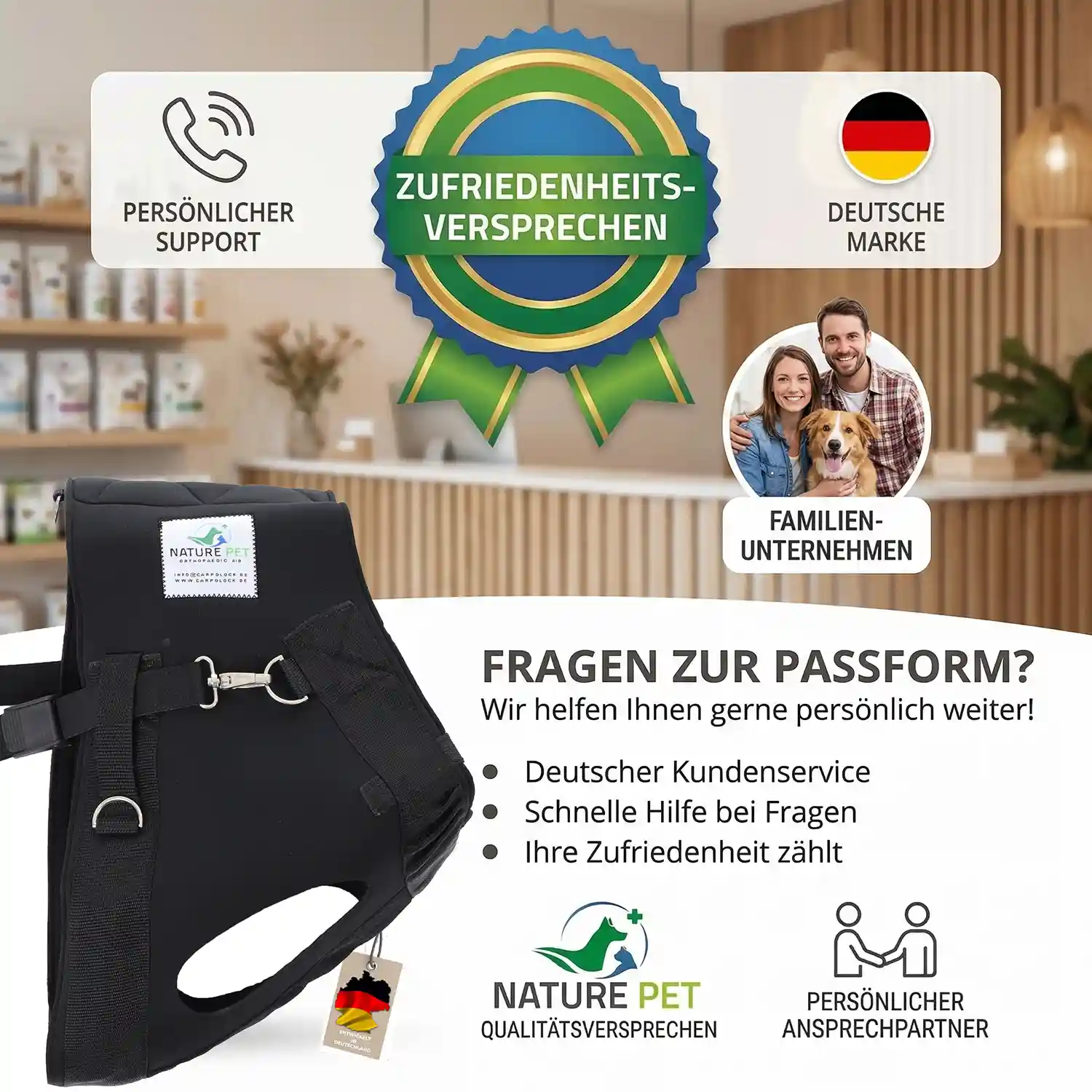 Expander Trainingsgeschirr für Hunde 17 Nature Pet Hundeexpander Trainingsgeschirr