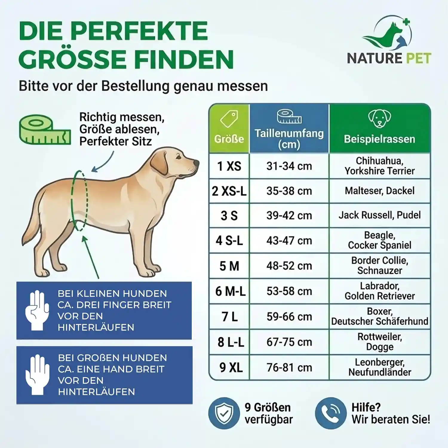 Läufigkeitshose für Hündinnen aus Neopren 7 Läufigkeitshose Messen