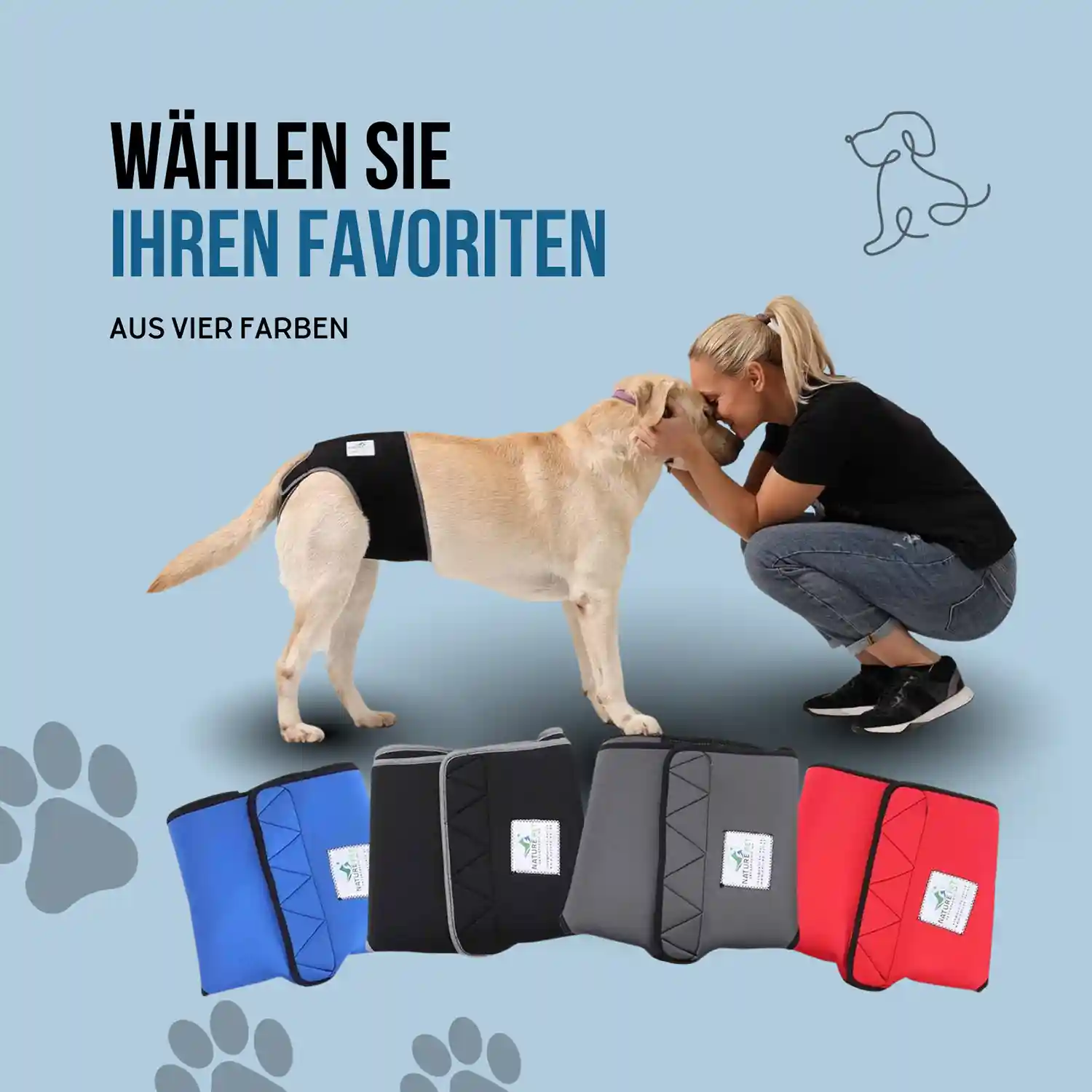 Läufigkeitshose für Hündinnen aus Neopren 17 Läufigkeitshose_Farben