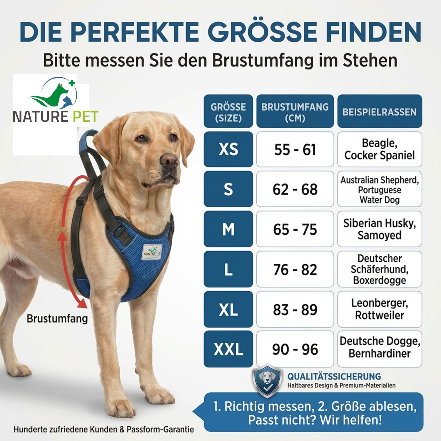 Hunde Tragehilfe vorne 7 Nature Pet Tragehilfe vorne