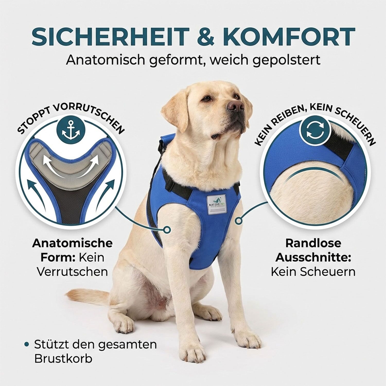 Hunde Tragehilfe vorne 23 Nature Pet Tragehilfe vorne