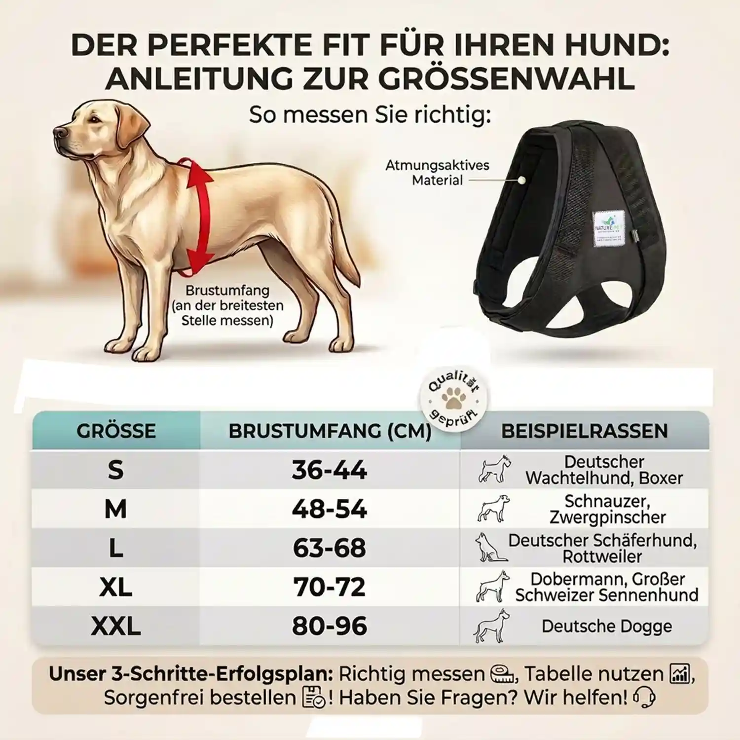 Schulter-Bandage 7 Schulterkompressions Bandage für Hunde von Nature Pet