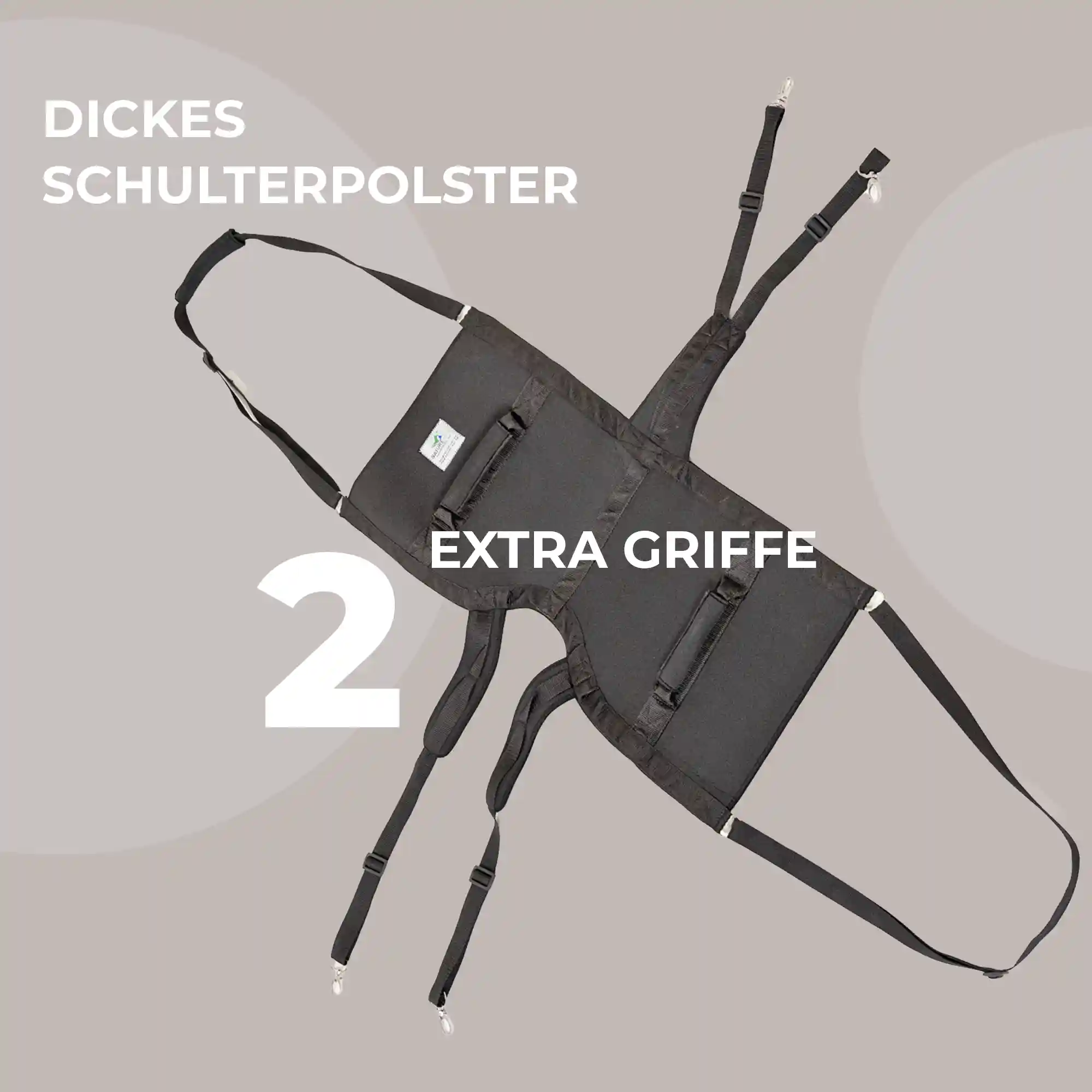 Tragehilfe Basic 7 Durchgehende Tragehilfe Basic für Hunde