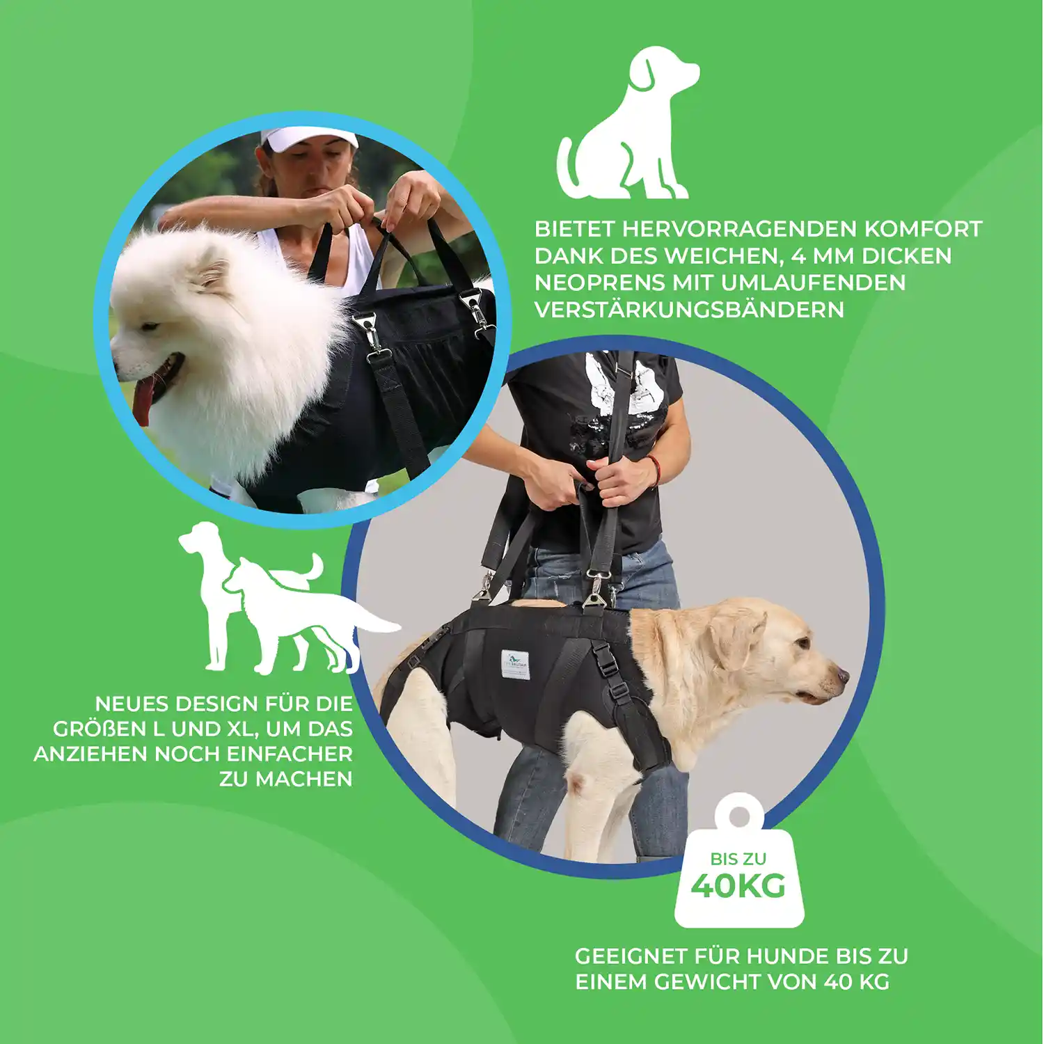 Ganzkörpertragehilfe für Hunde 9 Hunde Ganzkörpertragehilfe Von Nature Pet