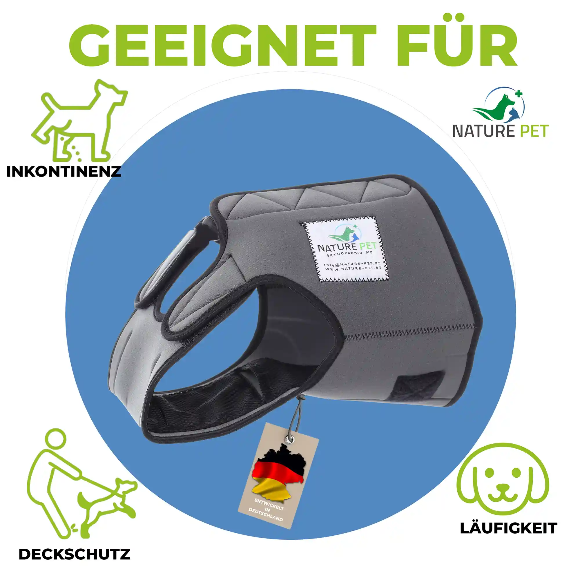 Läufikeitshose für Hündinnen