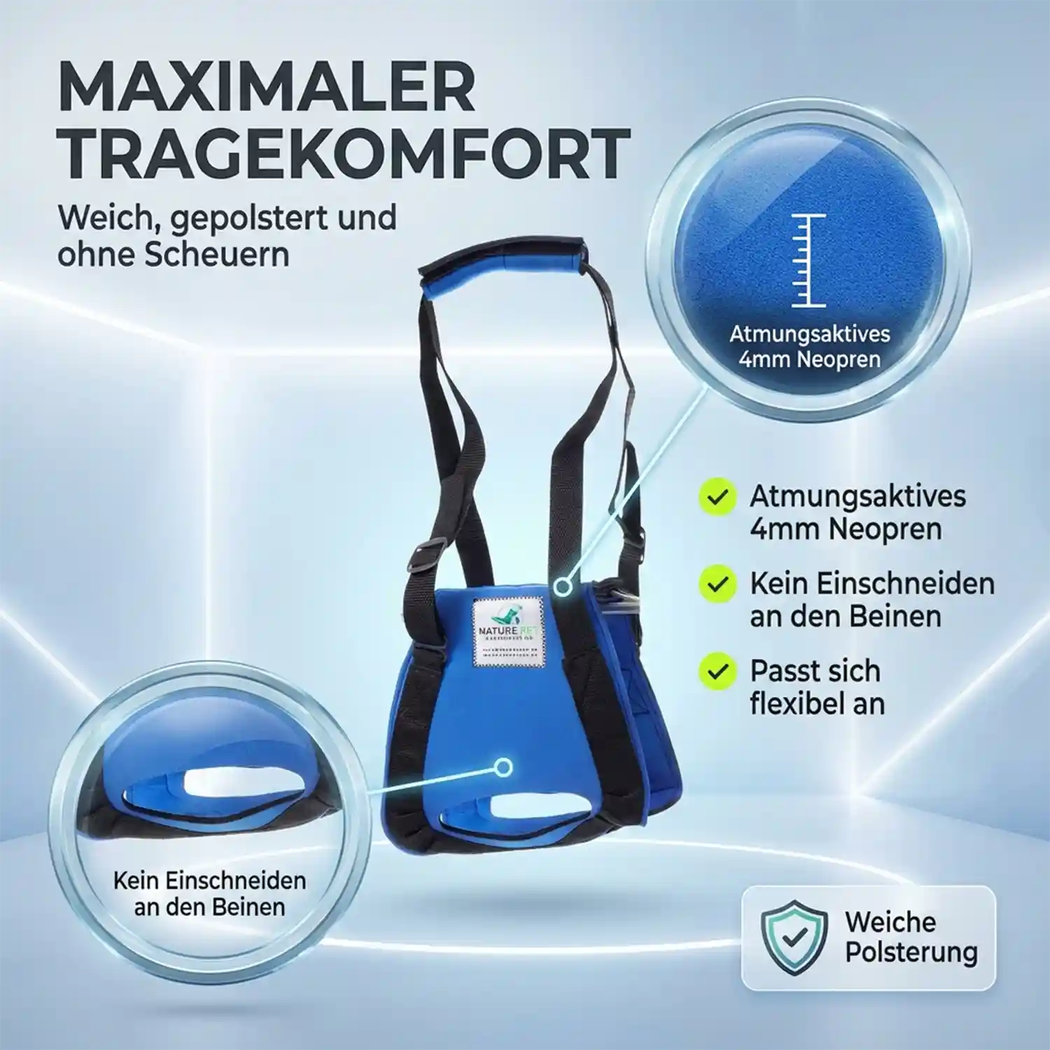 Hunde Tragehilfe hinten 11 Nature Pet Tragehilfe hinten für Hunde