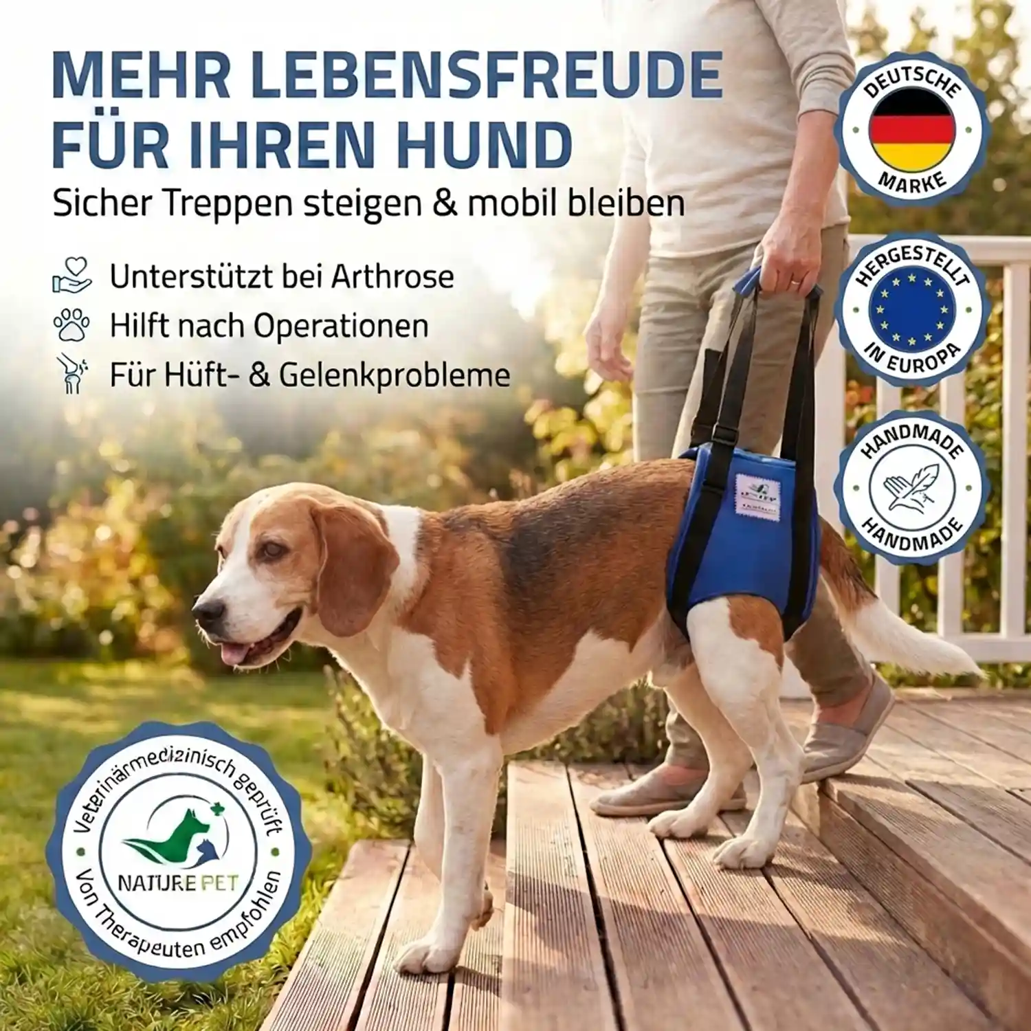 Hunde Tragehilfe hinten 9 Nature Pet Tragehilfe hinten für Hunde