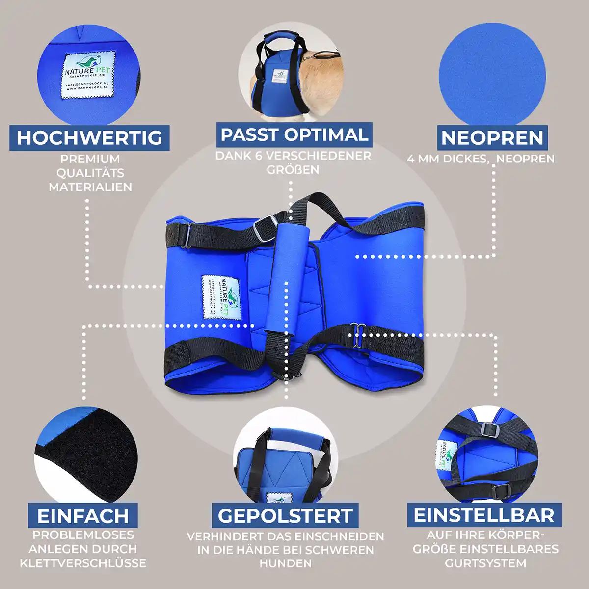 Hunde Tragehilfe hinten 19 Vorteile Nature Pet Tragehilfe Hinten