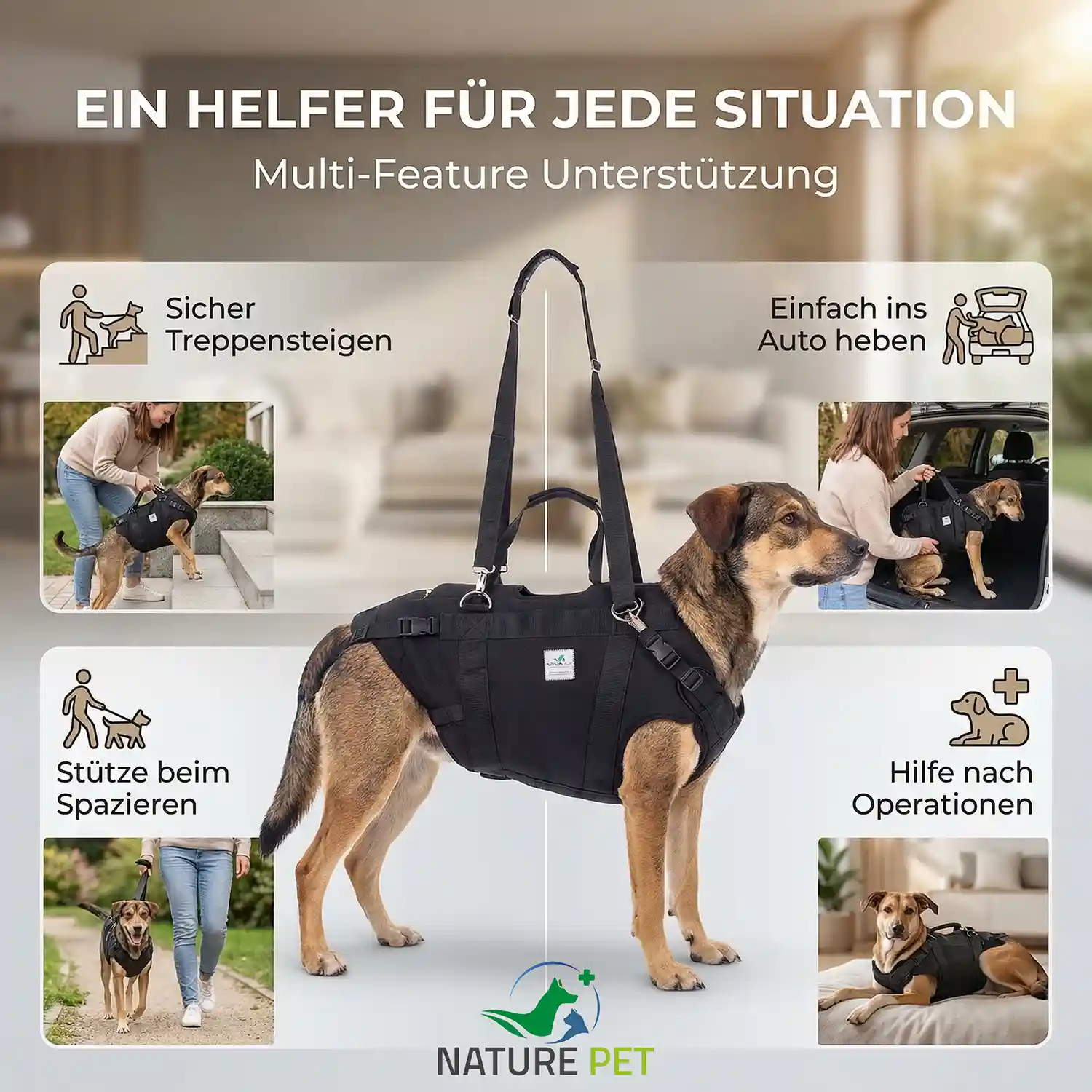 Ganzkörpertragehilfe für Hunde 5 Ganzkörpertragehilfe Hund