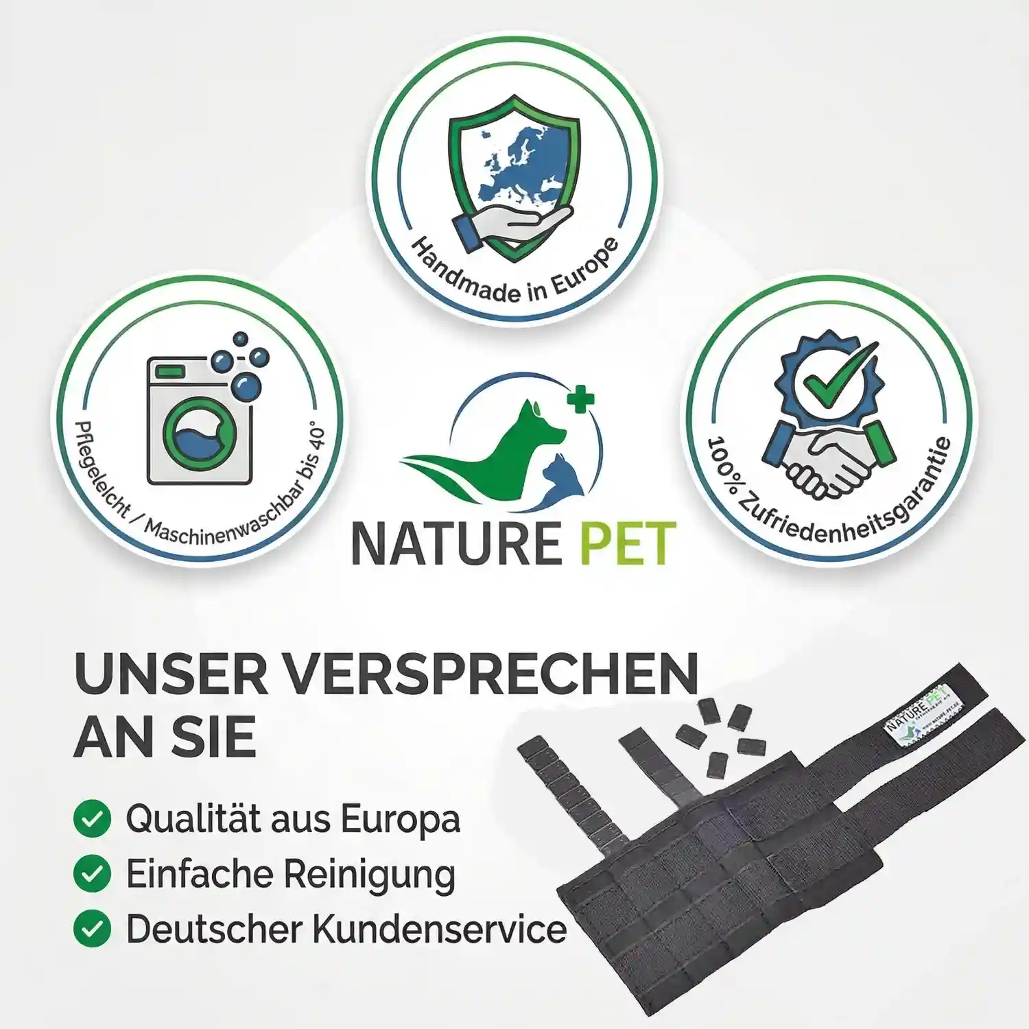 Therapiemanschette für Hunde 7 Gewichtmqanschette Hund