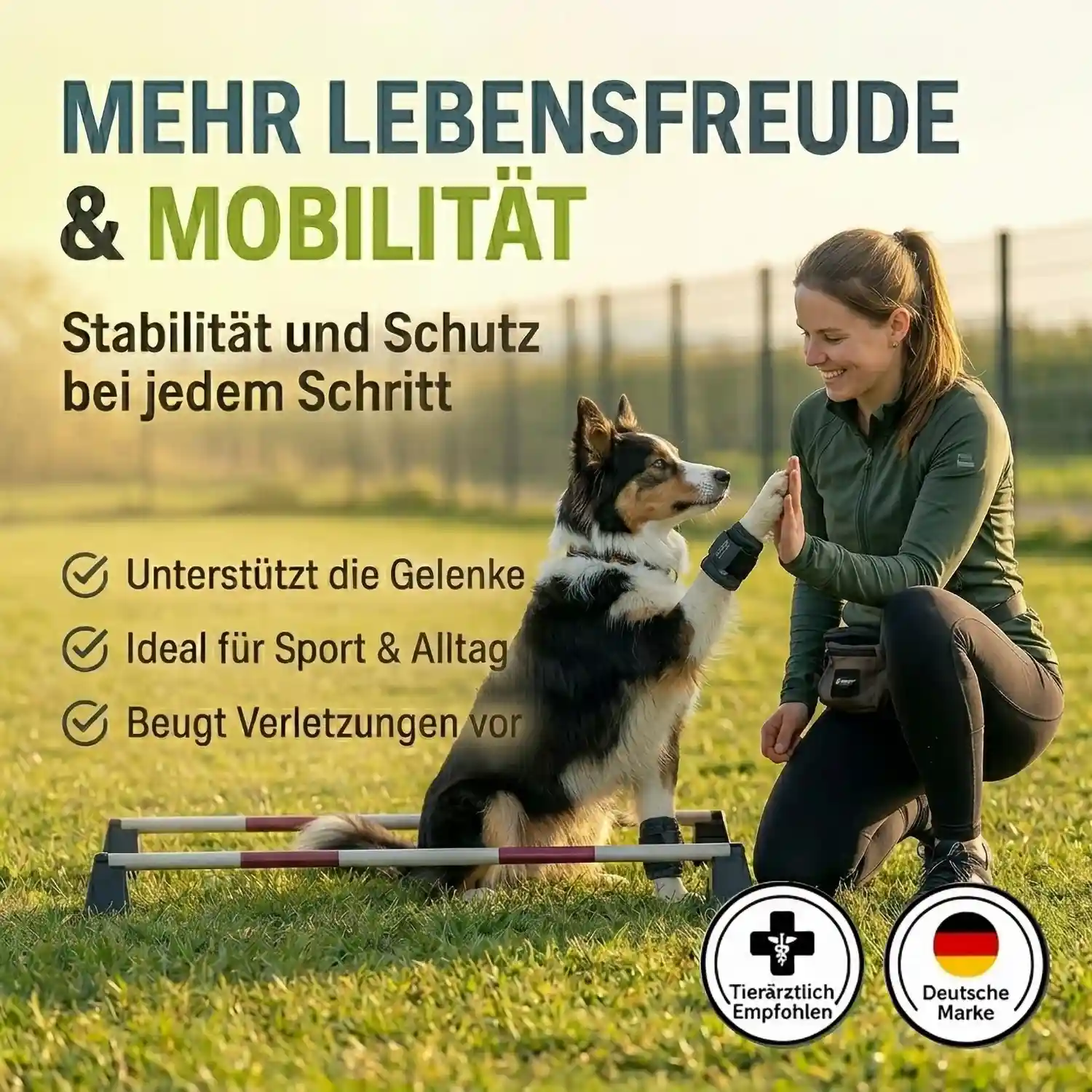 Therapiemanschette für Hunde 23 Gewichtsmanschette Hund