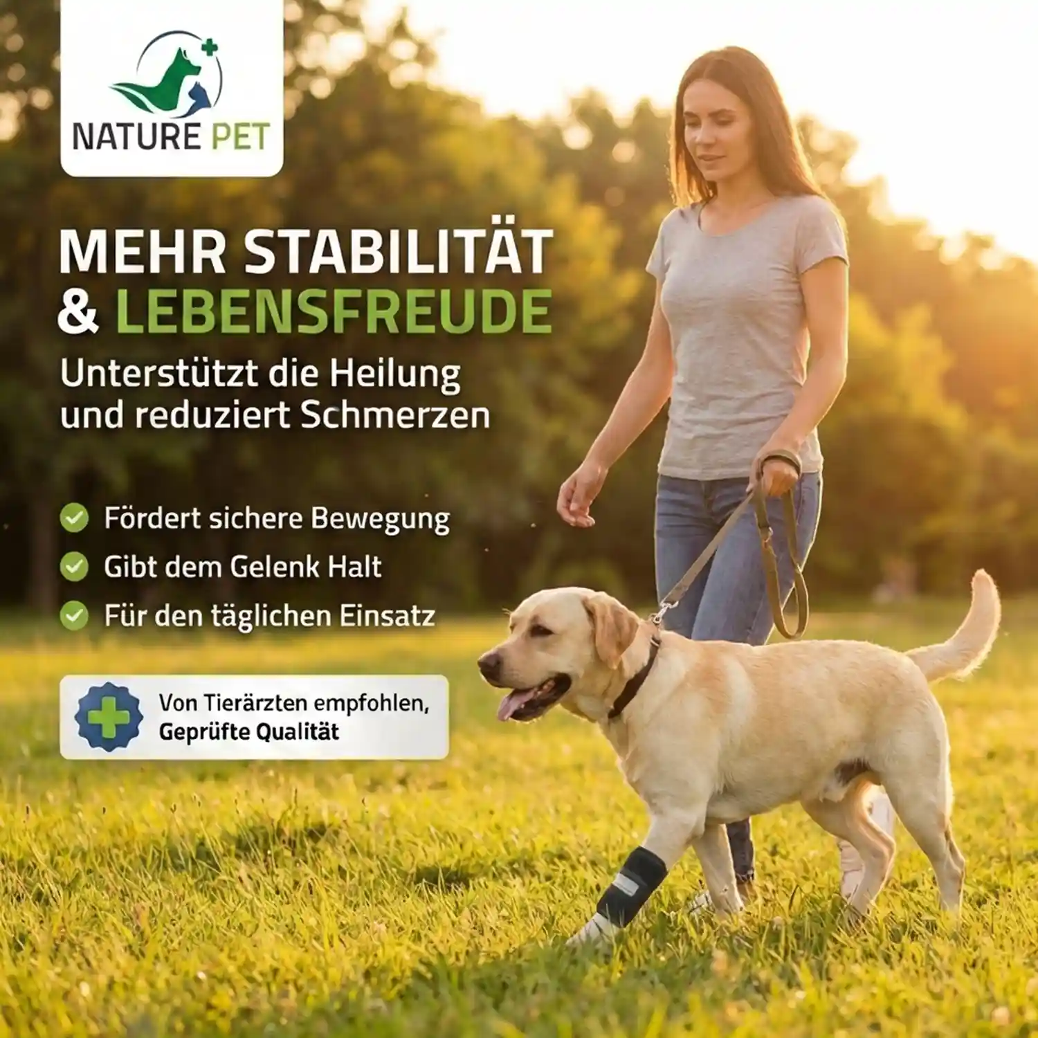 Nature Pet Medium Handgelenk Bandage für Hunde 13 Medium Bandage für Hunde