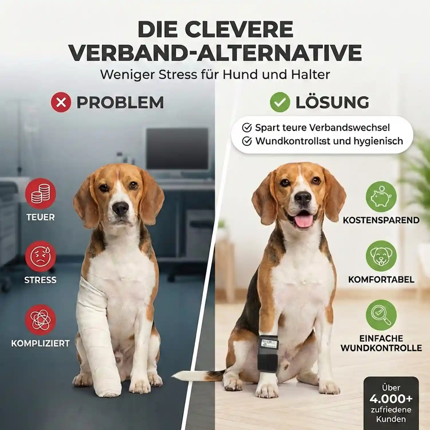 Nature Pet Medium Handgelenk Bandage für Hunde 9 Medium Bandage für Hunde
