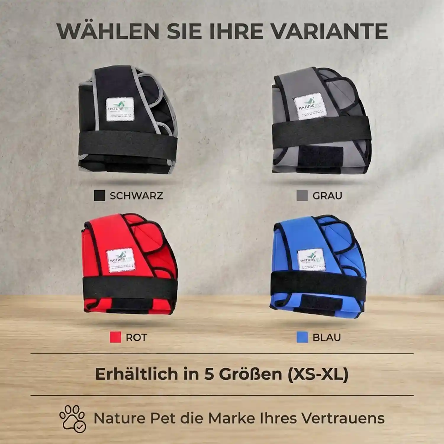 Liegeschwielen- / Ellenbogen Bandage für Hunde 15 Liegeschwielen Bandage / Ellenbogenbandage für Hunde