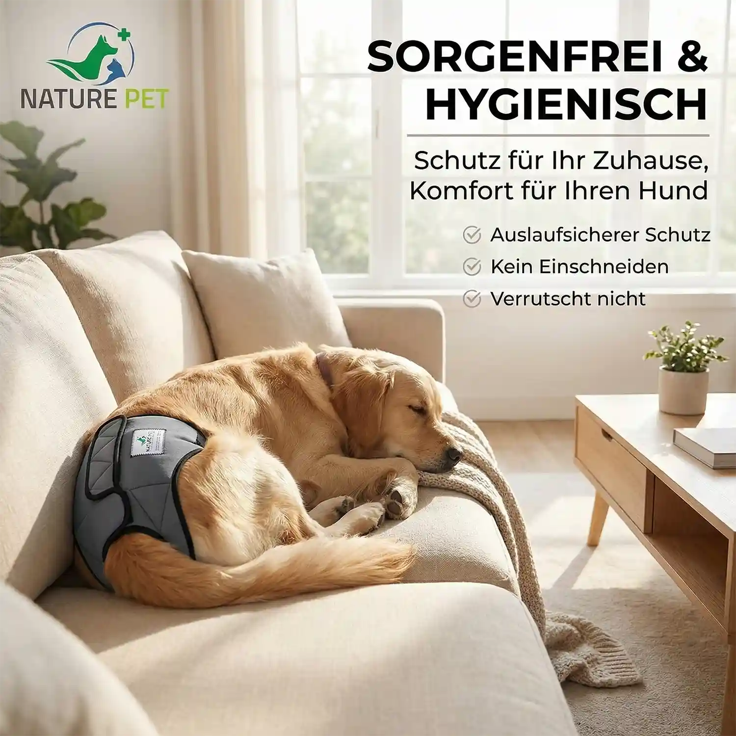 Läufigkeitshose für Hündinnen aus Neopren 3 Läufigkeitshose_Nature Pet