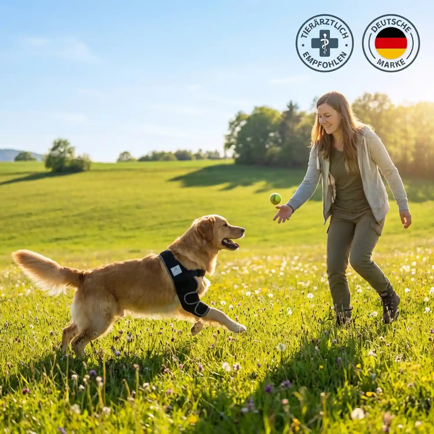 Liegeschwielen- / Ellenbogen Bandage für Hunde 17 Liegeschwielen Bandage / Ellenbogenbandage für Hunde