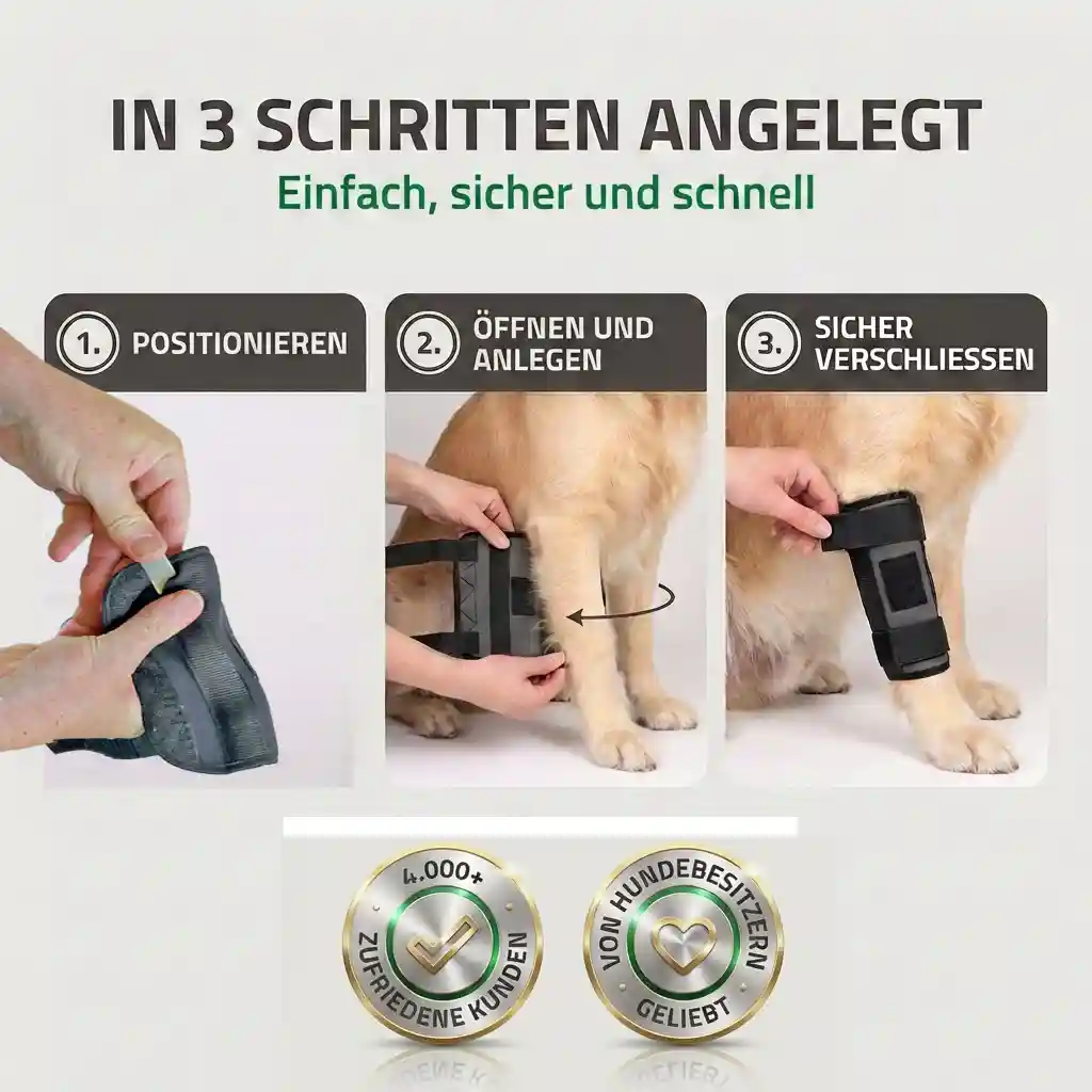 Nature Pet Premium Handgelenks Bandage 13 Premium Bandage Vorderlauf Hund