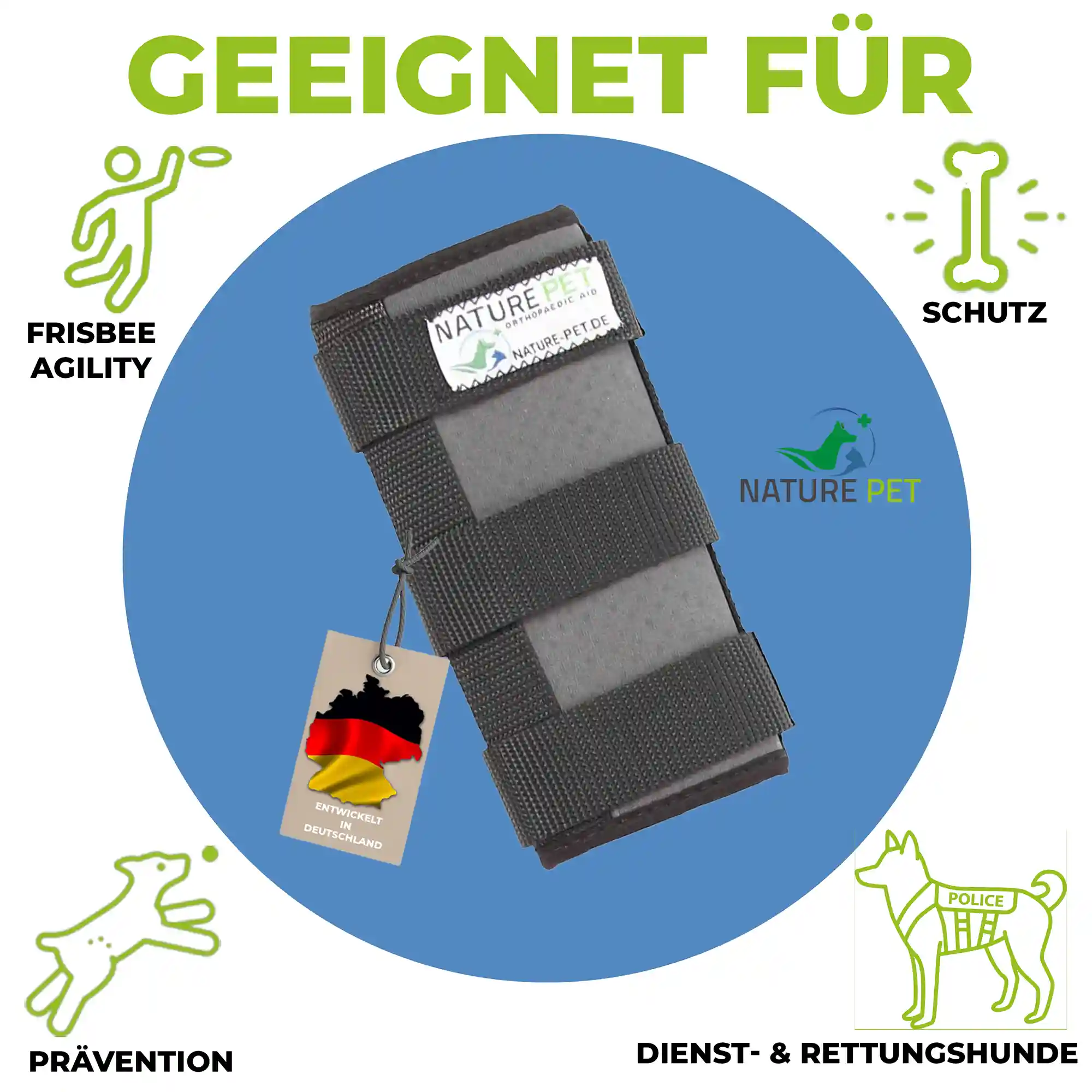 Sport Bandage für Hunde 1 Nature Pet Sport Bandage für Hunde