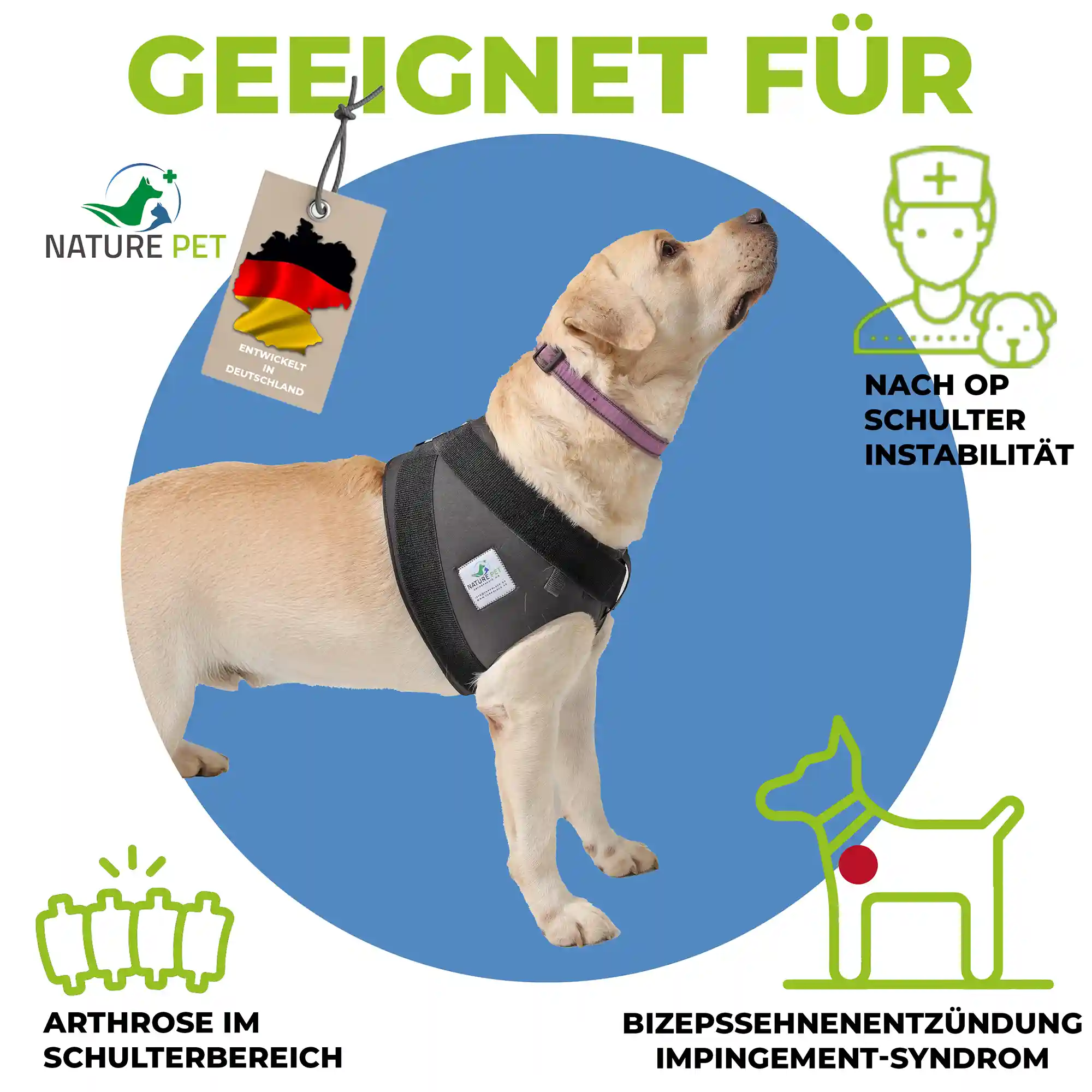 Schulterbandage für Hunde