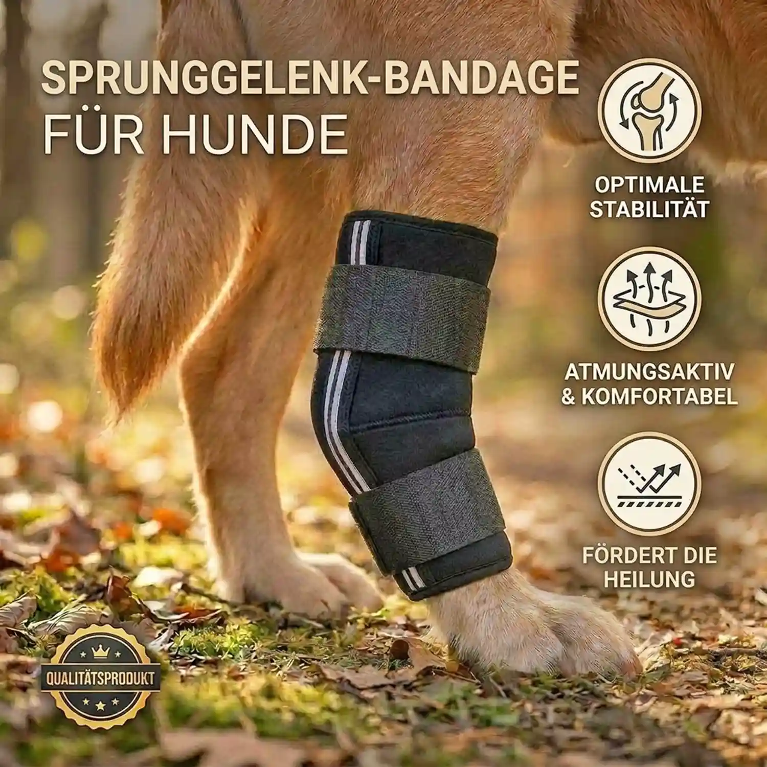 Sprunggelenk Stabilisierungs Bandage für Hunde 3 Sprunggelenk Stabilisierungsbandage für Hunde von Nature Pet