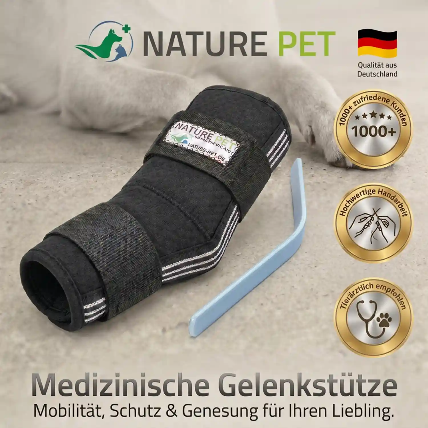 Sprunggelenk Stabilisierungs Bandage für Hunde 11 Sprunggelenk Stabilisierungsbandage für Hunde von Nature Pet