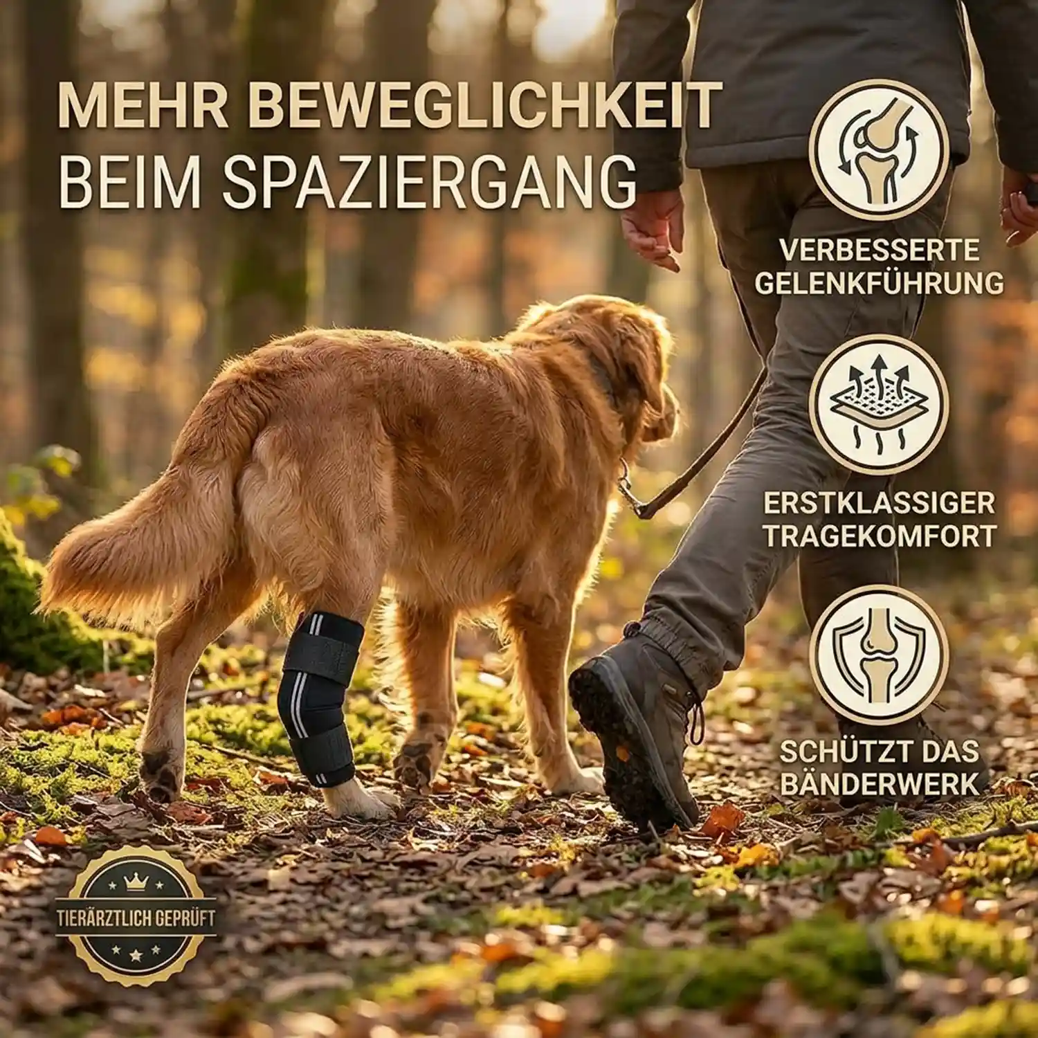 Sprunggelenk Stabilisierungs Bandage für Hunde 17 Sprunggelenk Stabilisierungsbandage für Hunde von Nature Pet