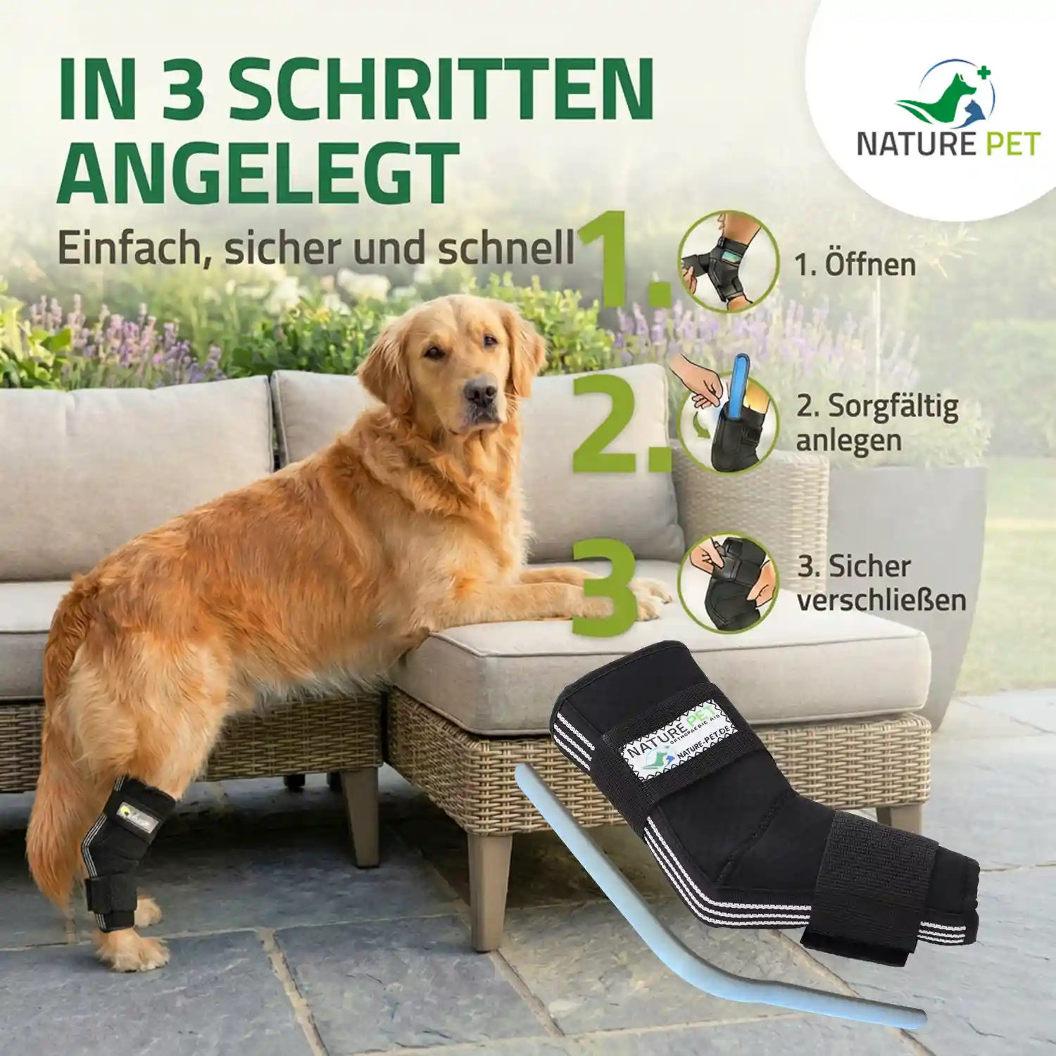 Sprunggelenk Stabilisierungs Bandage für Hunde 5 Sprunggelenk Stabilisierungsbandage für Hunde von Nature Pet