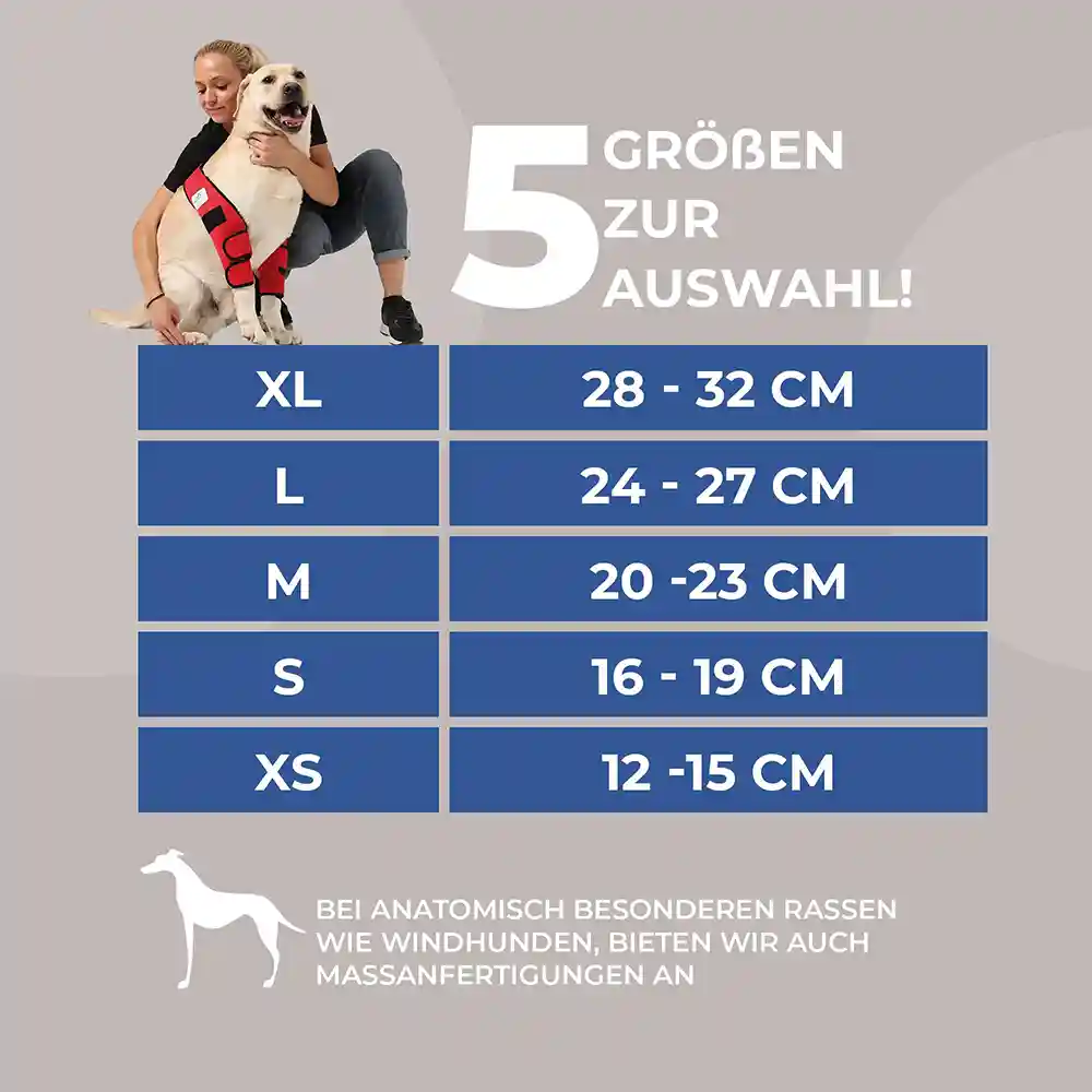 Liegeschwielen- / Ellenbogen Bandage für Hunde 9 Liegeschwielenbandage